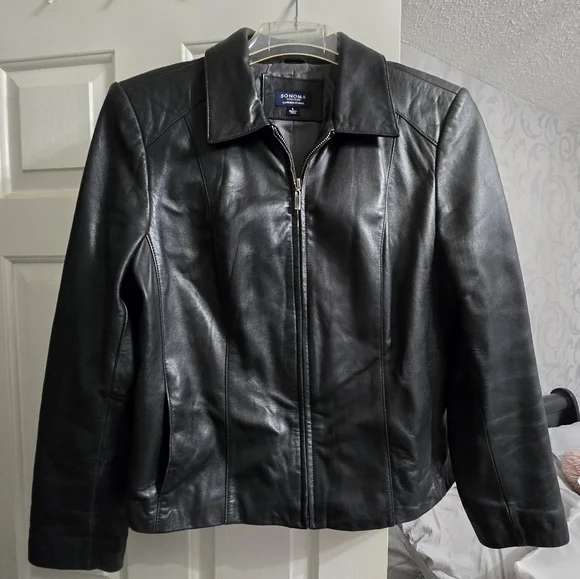 Sonoma leather jacket - Picture 1 of 8